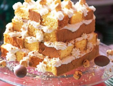 zuppa inglese con nocciole
