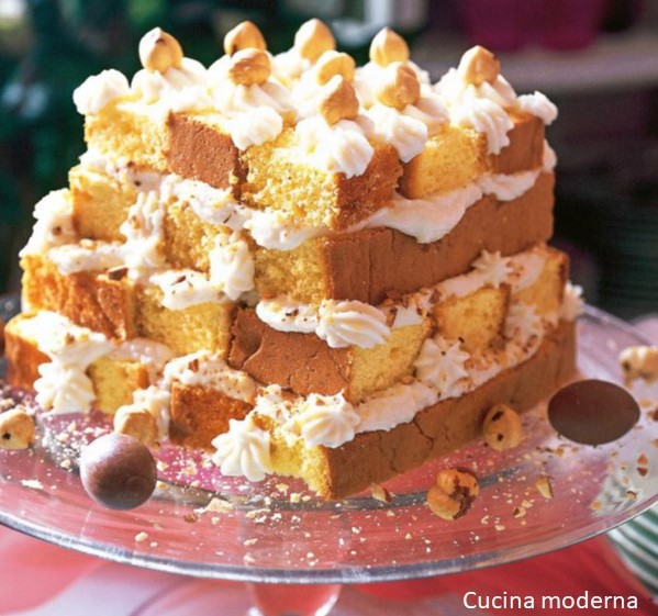 zuppa inglese con nocciole
